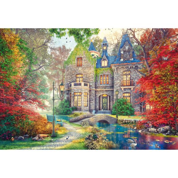 1500 Teile Puzzle: Herbstvilla - Trefl-26213