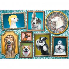 Puzzle de 1000 piezas : Galería de perritos