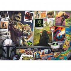 Puzzle 1000 pièces : Star Wars The Mandalorian - Collection Grogu