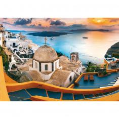 Puzzle de 1000 piezas : Cuento de hadas Santorini