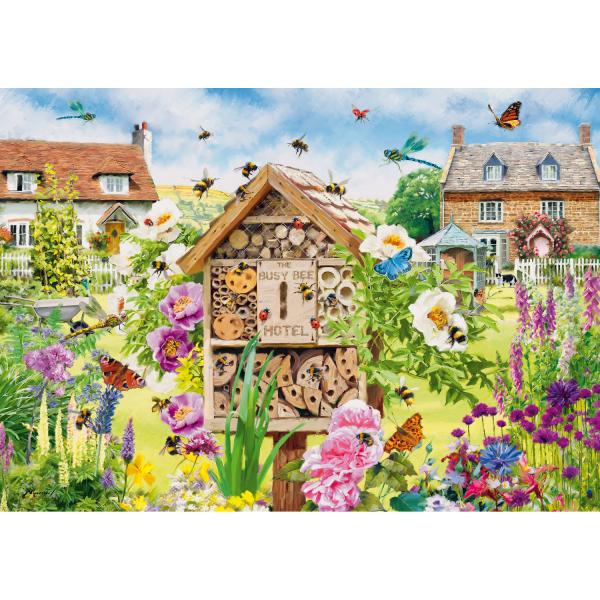 1000 Teile Puzzle: Tea Time: Ein Zuhause für Bienen - Trefl-10809