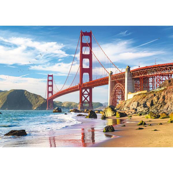 1000 pieces puzzle : Golden Gate Bridge, San Francisco, USA - Trefl-10722