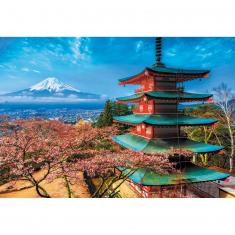 Puzzle mit 1500 Teilen: Berg Fuji
