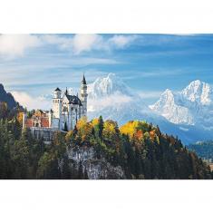 Puzzle mit 1500 Teilen: Bayerische Alpen