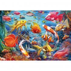 1060 pieces puzzle : Hidden Shapes : Underwater Life