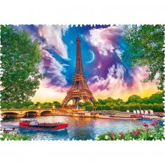 600 pieces puzzle : Crazy Shapes : Sky over Paris
