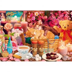 1000 pieces Puzzle : Tea Time : All Things Nice 