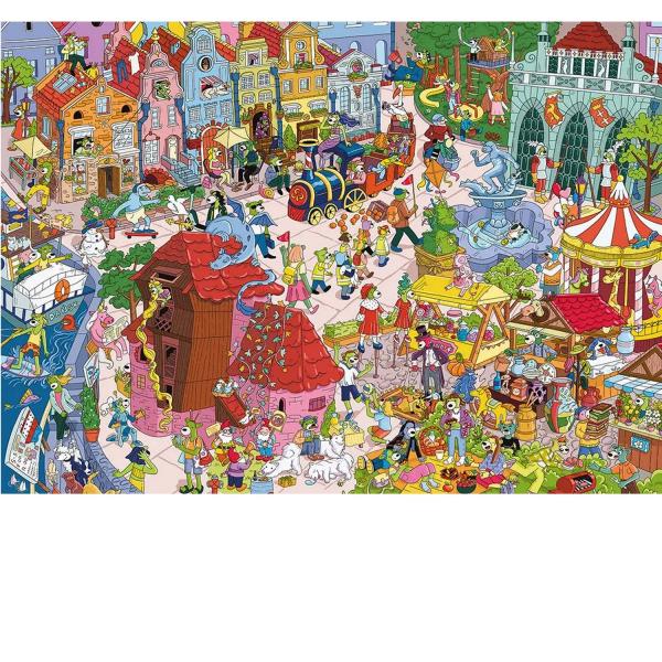 Puzzle 500 pièces Spy Guy : Gdansk - Trefl-37479