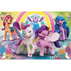 60 pieces puzzle :  Lovely Ponies, My Little Pony Movie 2021