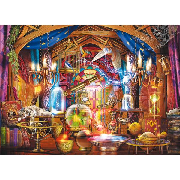 1000 piece wooden puzzle : Magical Chamber - Trefl-20146