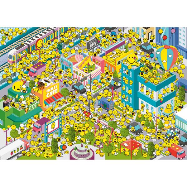 500 pieces Puzzle : Where's Smiley / Smiley  - Trefl-37429