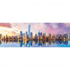 Puzzle 1000 pièces panoramique : Manhattan