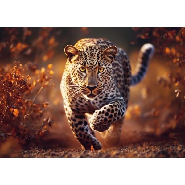 Puzzle de 1000 piezas : Photo Odyssey : Leopardo salvaje - Trefl-10818