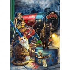  1000 piece Premium Plus puzzle: Witchwood Express - Magic Collection