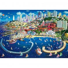 Puzzle mit 2000 Teilen: Bucht von San Francisco