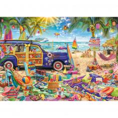 Puzzle 2000 pièces : Vacances tropicales