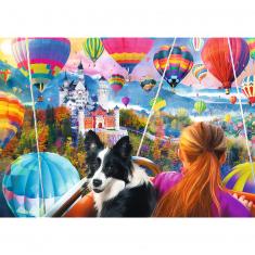 1040 pieces puzzle : Spiral Puzzle - Balloon Festival  