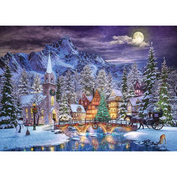 1000 piece puzzle :  Christmas Atmosphere  - Trefl-10629
