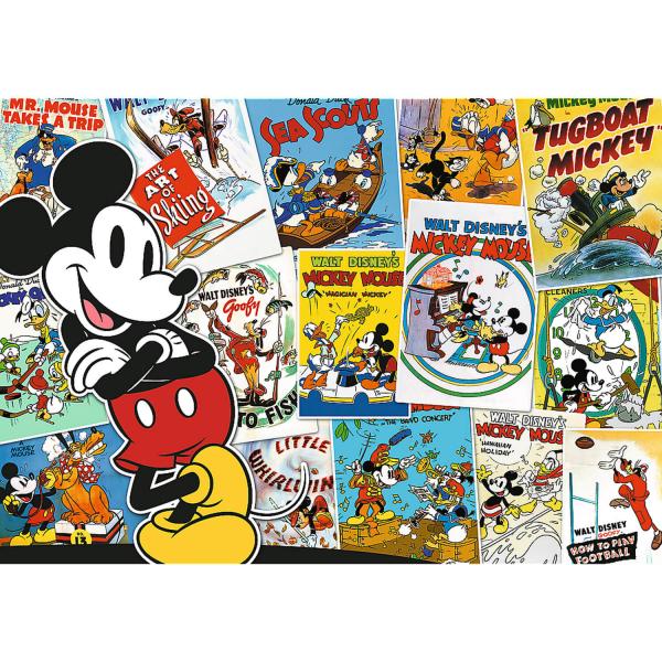1000-teiliges Puzzle: Mickey World - Trefl-10741