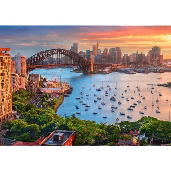 1000 piece puzzle :  Sydney, Australia   - Trefl-10743