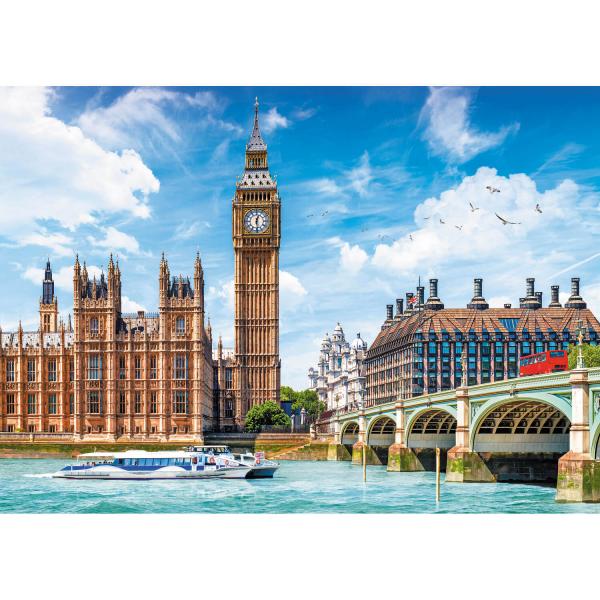 Puzzle mit 2000 Teilen: Big Ben, London, England - Trefl-27120