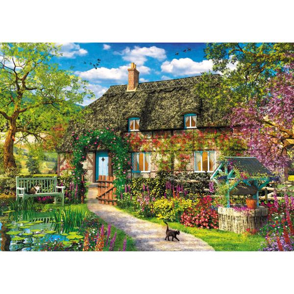 2000 pieces puzzle : Country Cottage - Trefl-27122