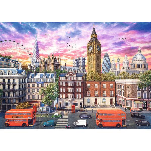 4000-teiliges Puzzle: Ein Spaziergang durch London - Trefl-45010