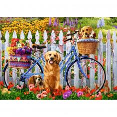 Puzzle 500 pièces : Aventure des chiots