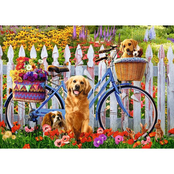 Puzzle de 500 piezas : Aventura de cachorros - Trefl-37450