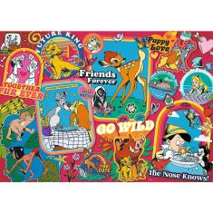 500-teiliges Puzzle: Disney im Laufe der Jahre