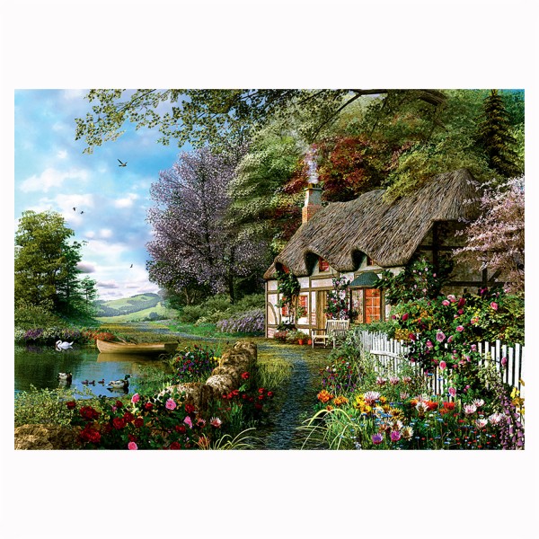 1000 pieces puzzle: Charming cottage - Trefl-10297