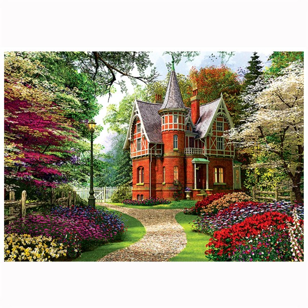 1000 pieces puzzle: Victorian cottage - Trefl-10355