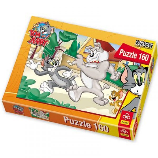 Puzzle 160 pièces - Tom et Jerry : Jogging - Trefl-15140