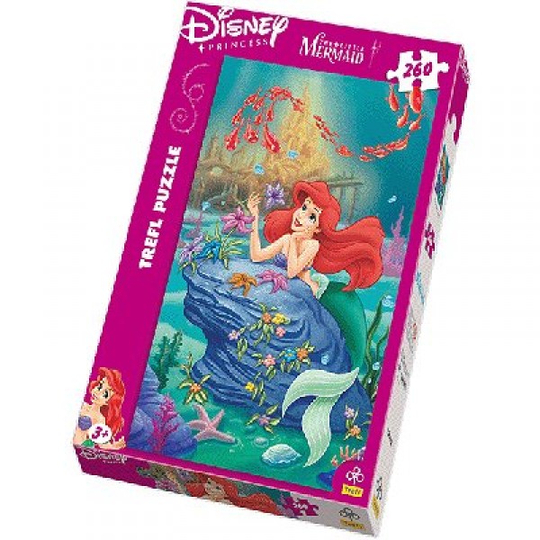 260 pieces Puzzle - The little mermaid at the bottom of the ocean - Trefl-13072