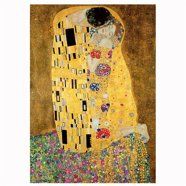 Puzzle 1000 pièces : Art  Klimt : Le baiser - Trefl-10291