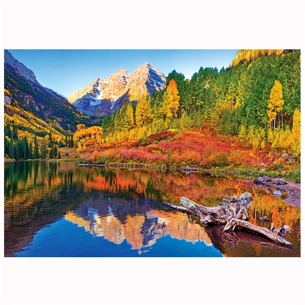 Puzzle 1000 pièces : Maroon Lake, Colorado - Trefl-10353