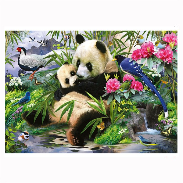 Puzzle 1000 pièces : Panda - Trefl-10257
