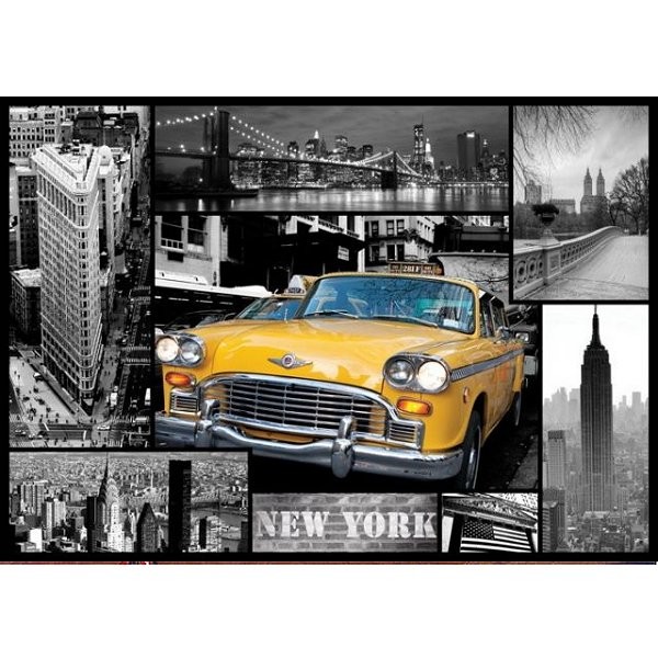 Puzzle 1000 pièces - New York : Collage - Trefl-10271
