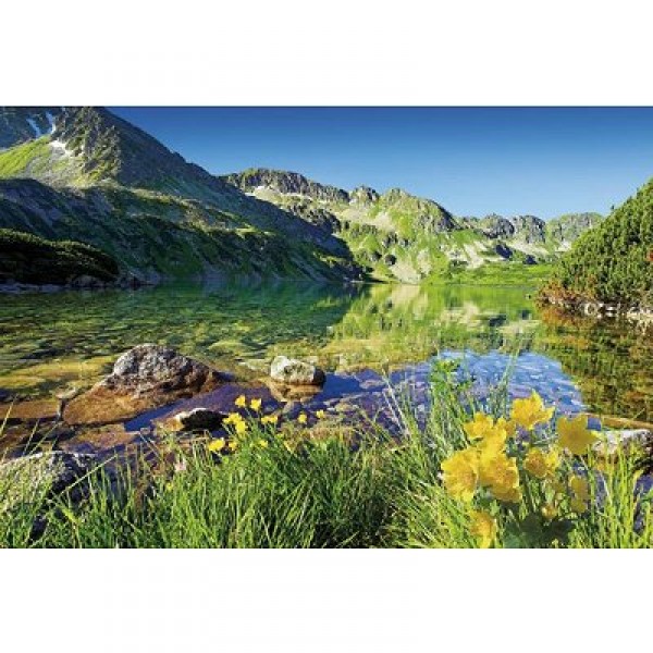 Puzzle 1500 pièces - Lac Wielki Staw  : Les Tatras, Pologne Slovaquie - Trefl-26089