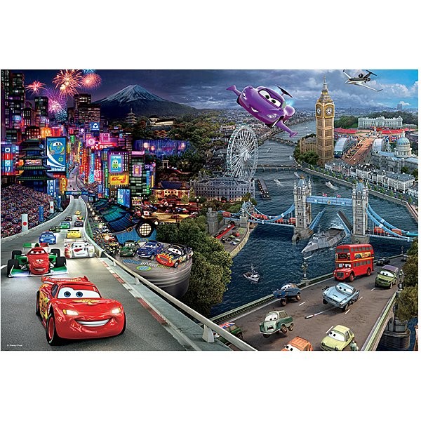 Puzzle 160 pièces - Cars 2 : Quelles courses ! - Trefl-15216