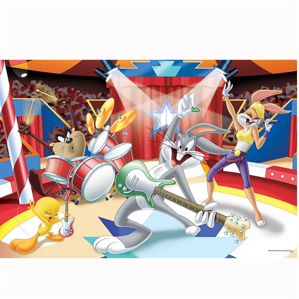 Puzzle 24 pièces maxi : Looney Tunes en concert - Trefl-14209