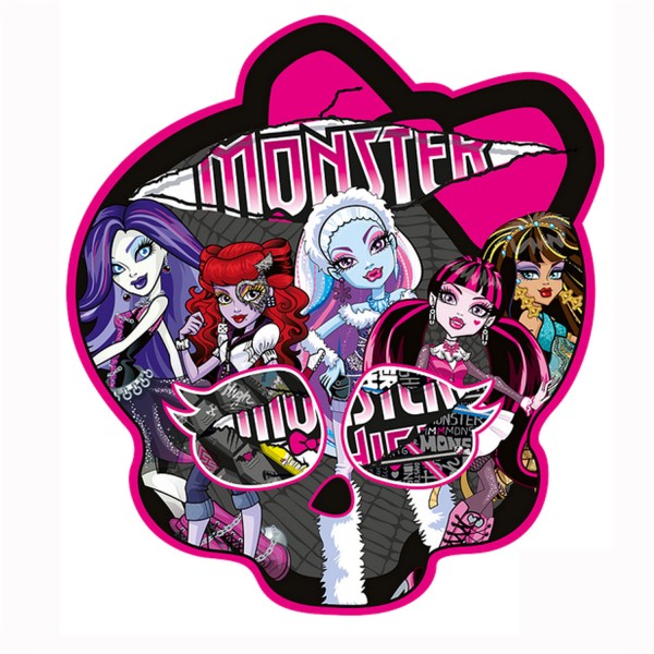 Puzzle 350 pièces contour : Monster High : Terrifiantes amies - Trefl-39092