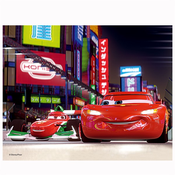 Puzzle 3D : 72 pièces : Cars 2 Flash et Francesco - Trefl-35556