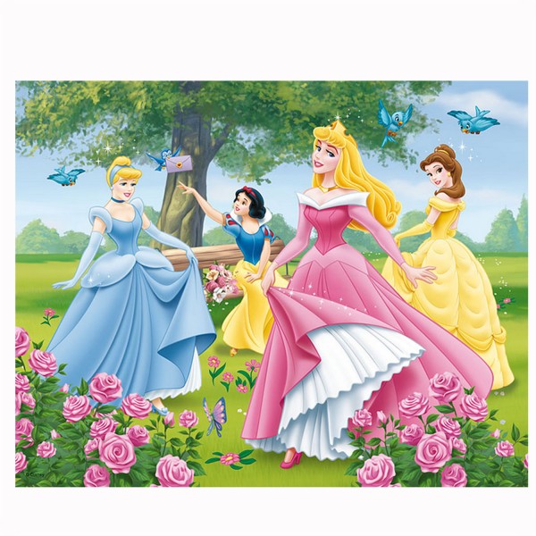 Puzzle 3D : 72 pièces : Les messages des Princesses Disney - Trefl-35537