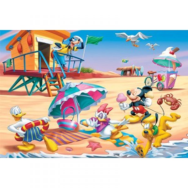 Puzzle 3D - 210 pièces : Mickey et ses amis à la plage - Trefl-35703