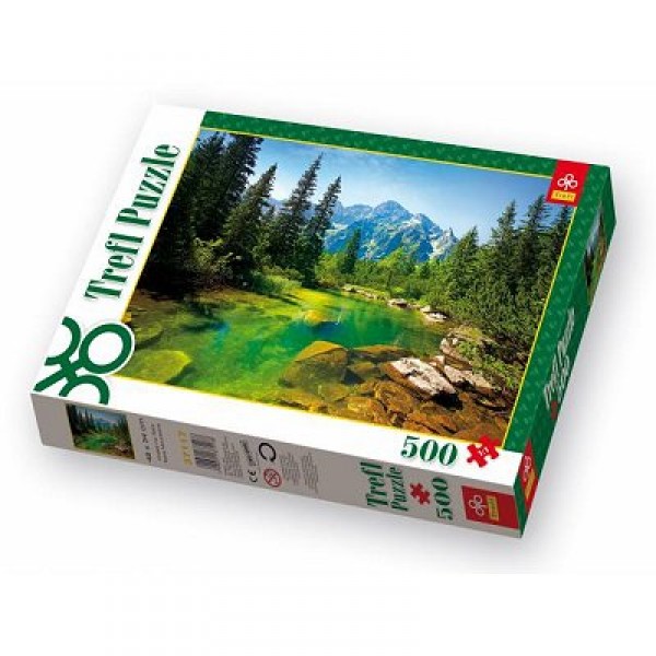 Puzzle 500 pièces - Rivière des Tatras, Pologne - Trefl-37117
