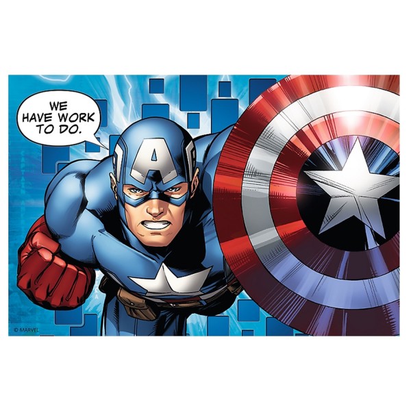 Puzzle 54 pièces Mini Avengers : Captain America - Trefl-19499