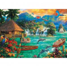 3000 pieces puzzle : Island Life