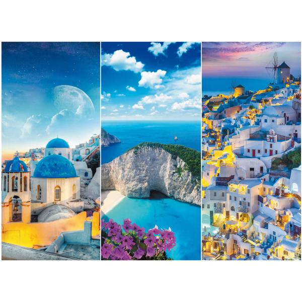 Puzzle de 3000 piezas: vacaciones griegas - Trefl-33073
