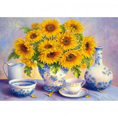 500 piece puzzle : Sunflowers